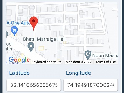 Red symbol mention Factory place
